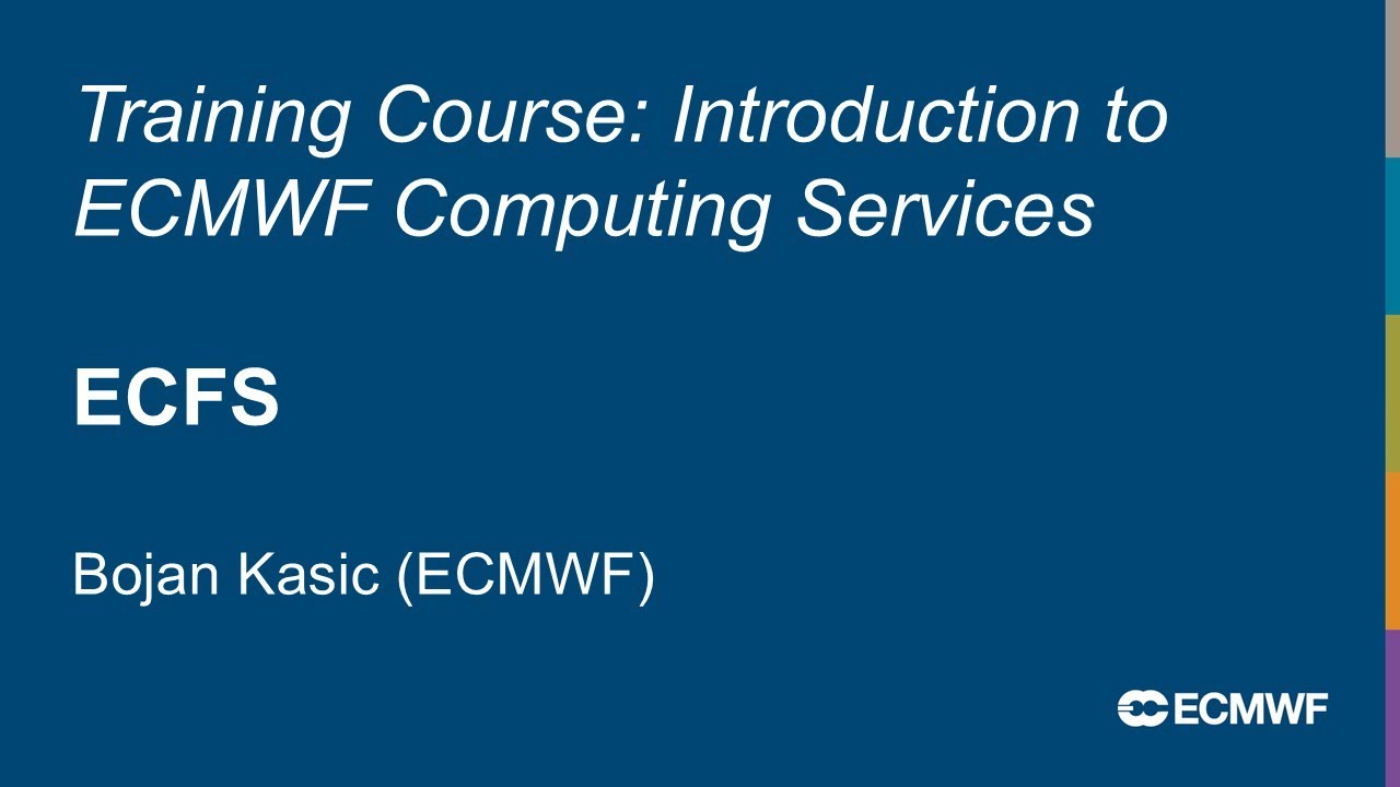 Введение в вычислительные службы ECMWF 2025: ECFS