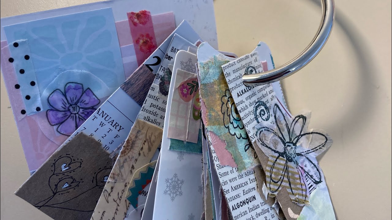 flipping thru my upcycled retail tags
