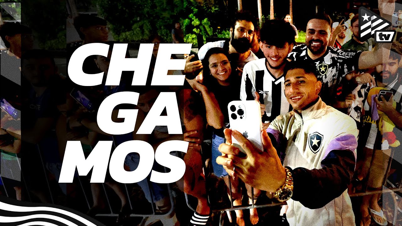 Botafogo desembarca em Fortaleza e é recebido pela torcida