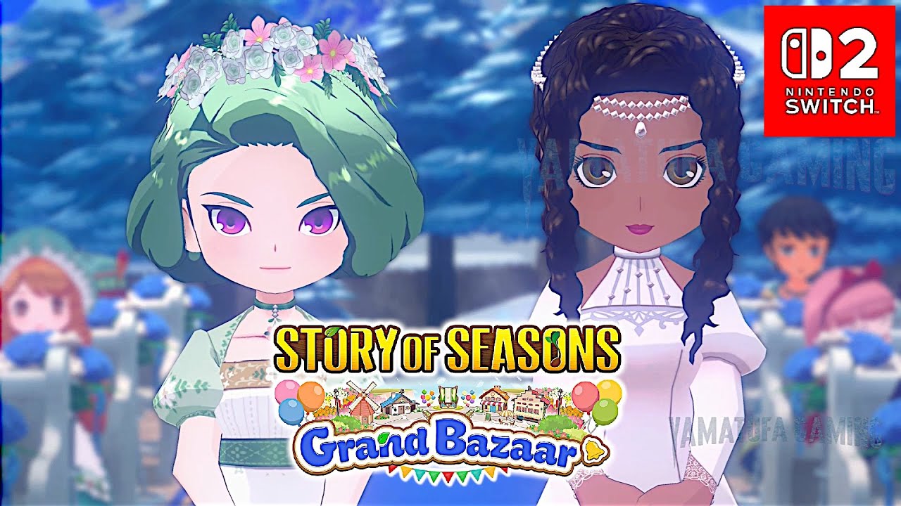 STORY OF SEASONS: Grand Bazaar [Switch 2] | Wedding with Diana (Cutscene) | No Commentary