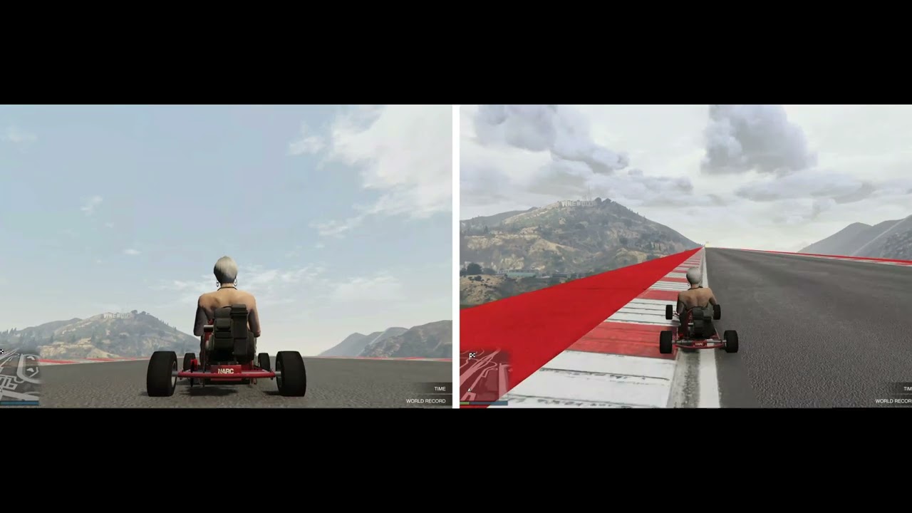 Normal vs Curb Boost for Kart