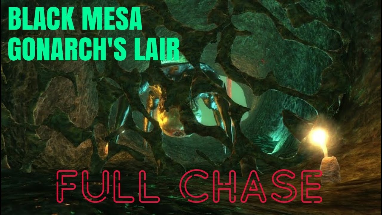 Black Mesa - Gonarch's Lair (Spider Boss) Full Chase