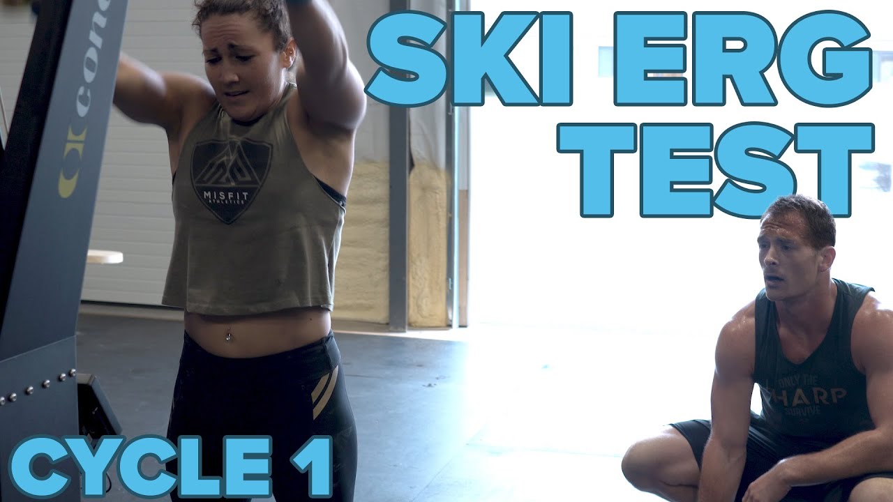 100 Calories For Time! Misfit Cycle 1 Ski Erg Test