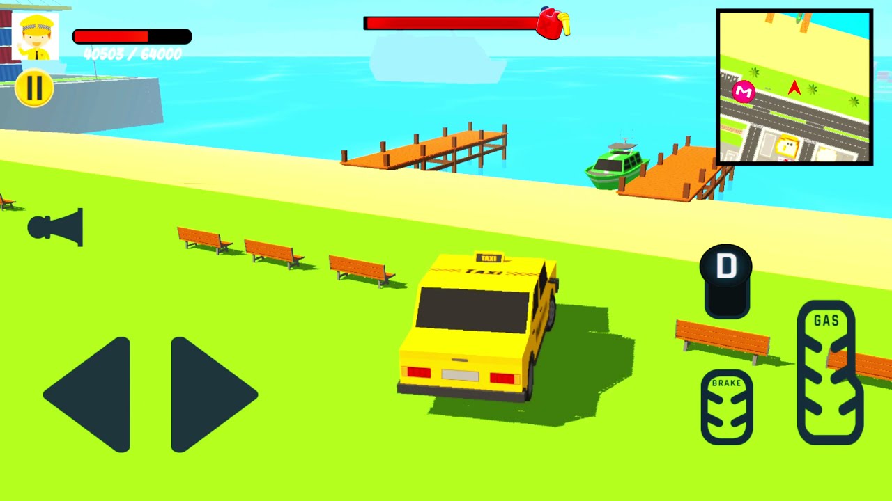 Free Android 3D Game City Driver : Open World Taxi Car Game City Patrol Rescue Vehicles Gameplay