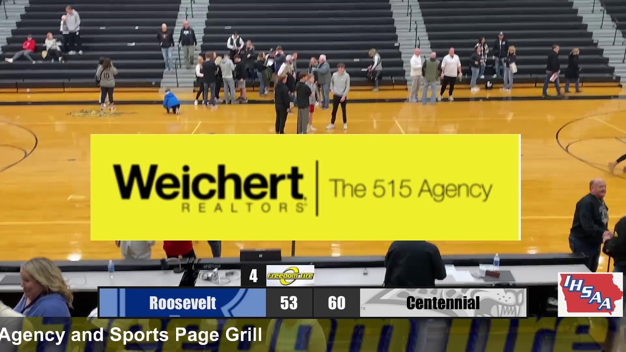 IAHSAA Regional Semifinal Basketball: Des Moines Roosevelt @ Ankeny Centennial