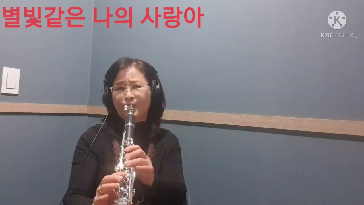 지인의 요청 ♡별빛같은 나의 사랑아 클라리넷 이기은