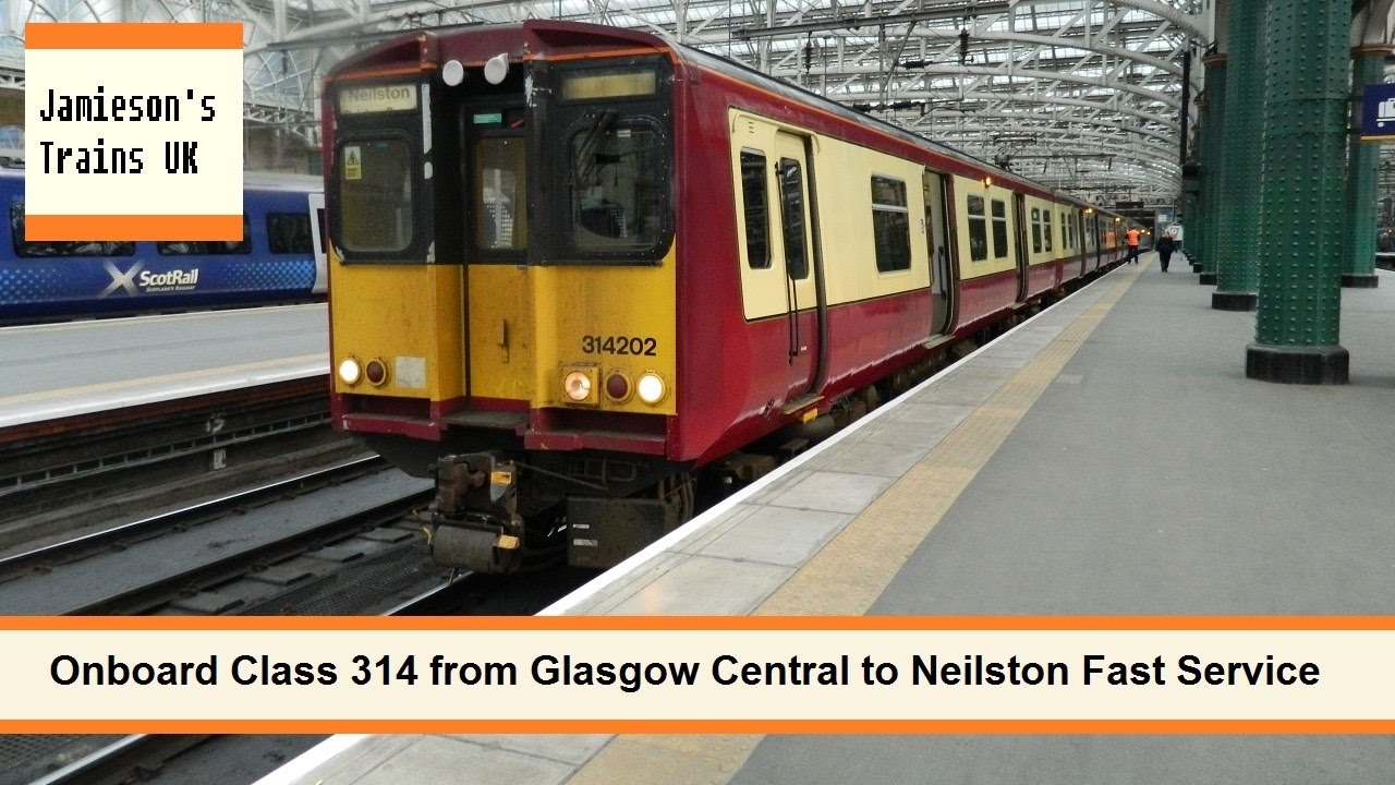 Onboard Class 314 from Glasgow Central to Neilston Fast Service