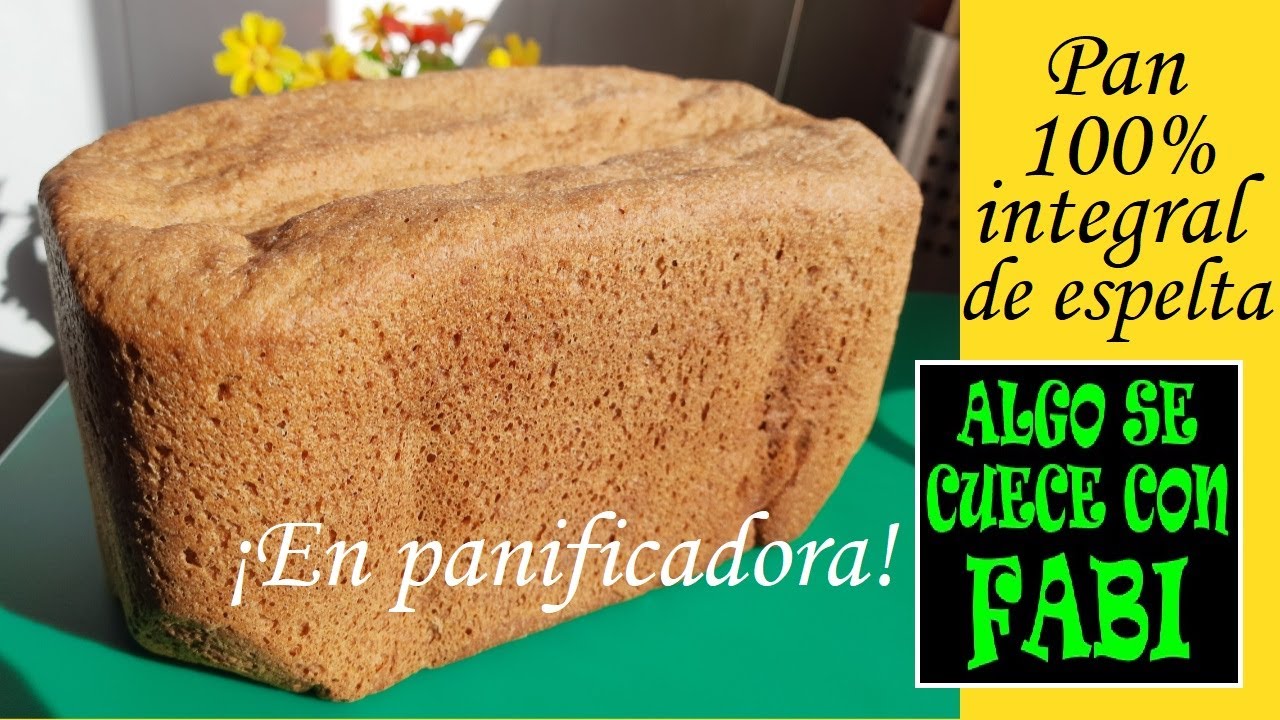 PAN 100% INTEGRAL de HARINA de ESPELTA, con la PANIFICADORA SILVERCREST de LIDL. ¡SANO y SABROSO!