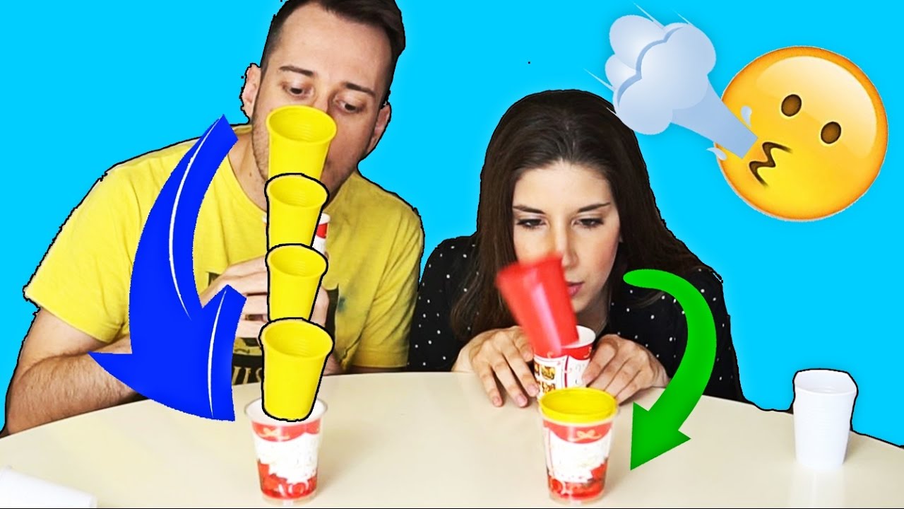 CUP BLOWING CHALLENGE LA NUOVA FLIP BOTTLE CHALLENGE!! - #challengeinlove