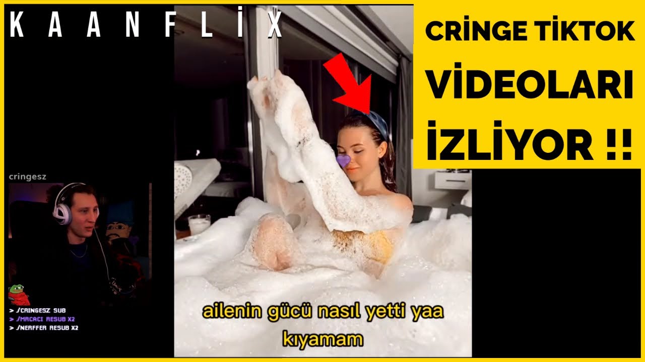 KAANFLİX | CRİNGE TİKTOK VİDEOLARI İZLİYOR !! (TİKTOK)