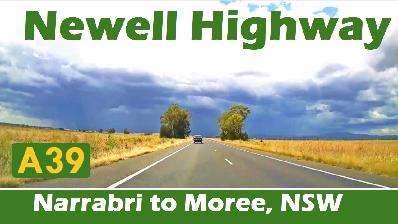 Driving Newell Highway | Narrabri to Moree | NSW, Australia | Feb. 2025