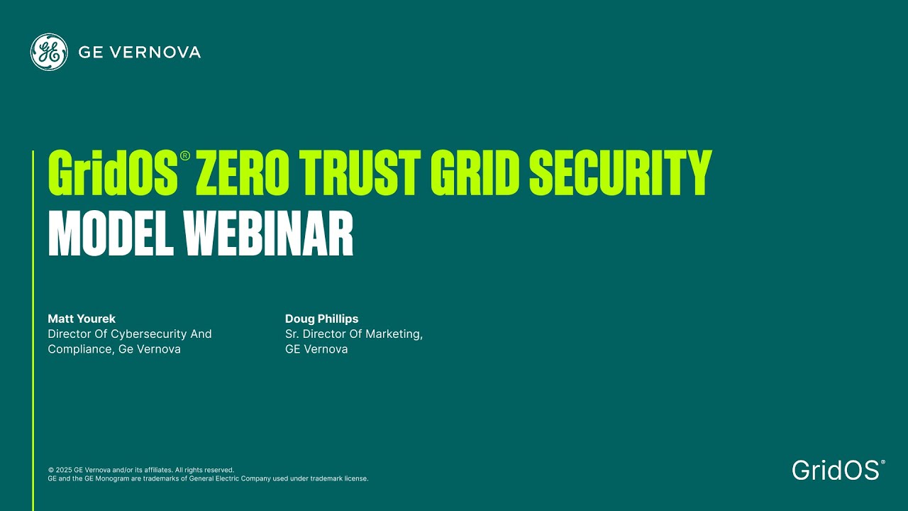 Zero Trust Grid Security for Critical Infrastructure | Webinar