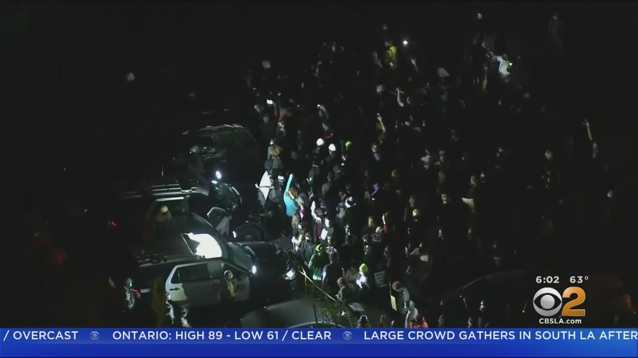Protesters Surround Sheriff's Station, Demand Answers After Bicyclist Shot, Killed By Deputies In So