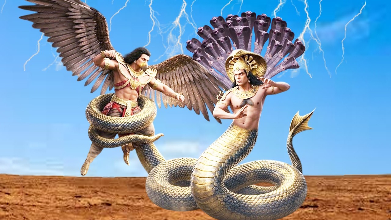जब गरुड़ का वैकुण्ठ के नाग वासुकी से हुआ भयानक युद्ध ! | Dharm yoddha garud