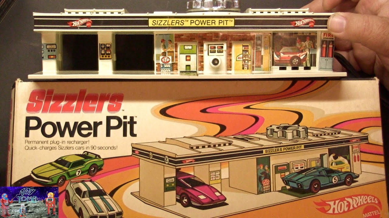 Vintage Hot Wheels Sizzler's Power Pit!