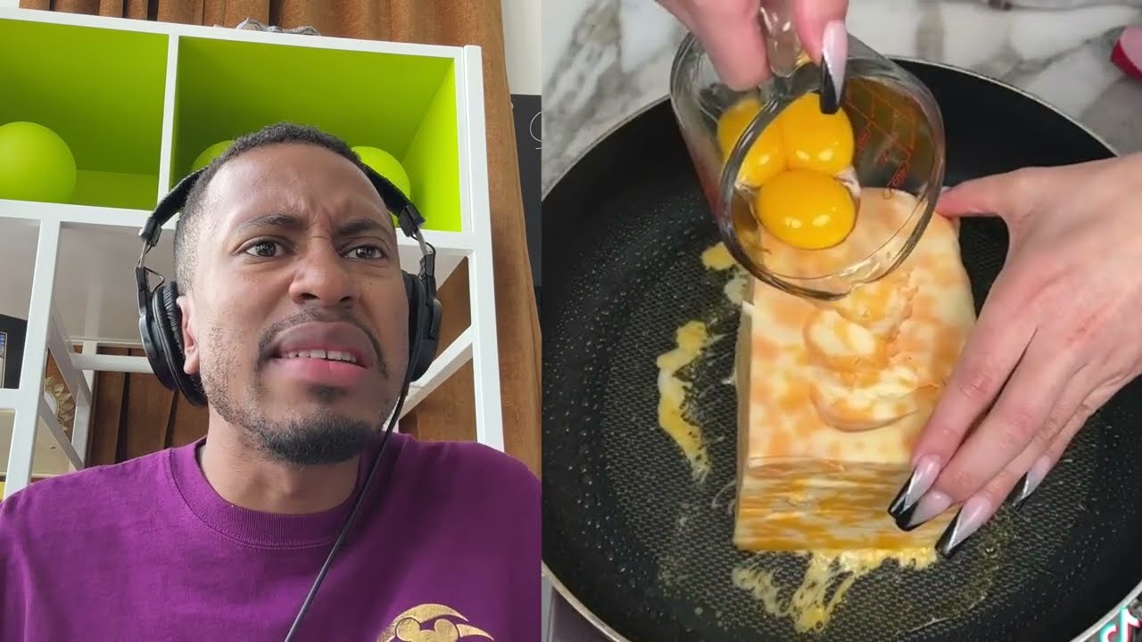 Реакция Калена на сыр на сковороде!