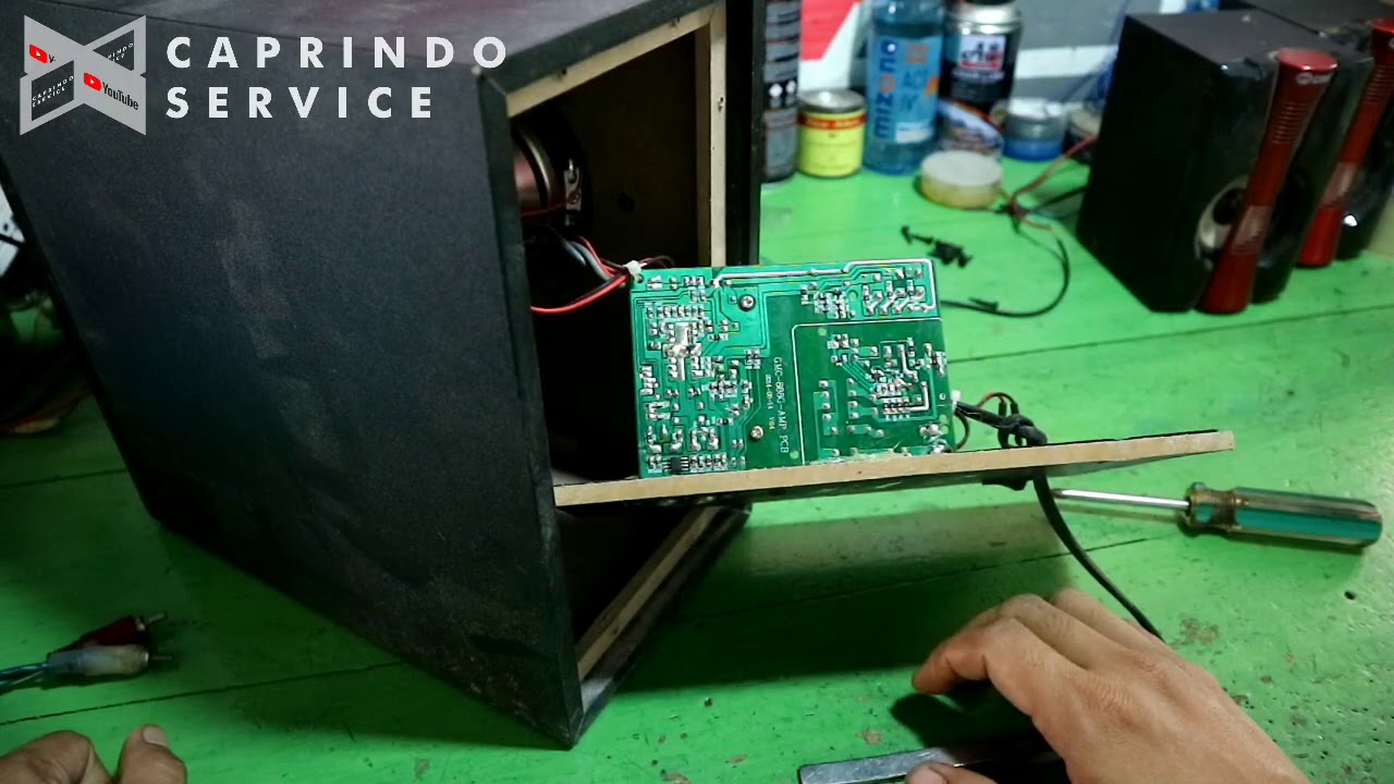 Speaker GMC 888G Nyala Tapi Tidak Ada Suaranya