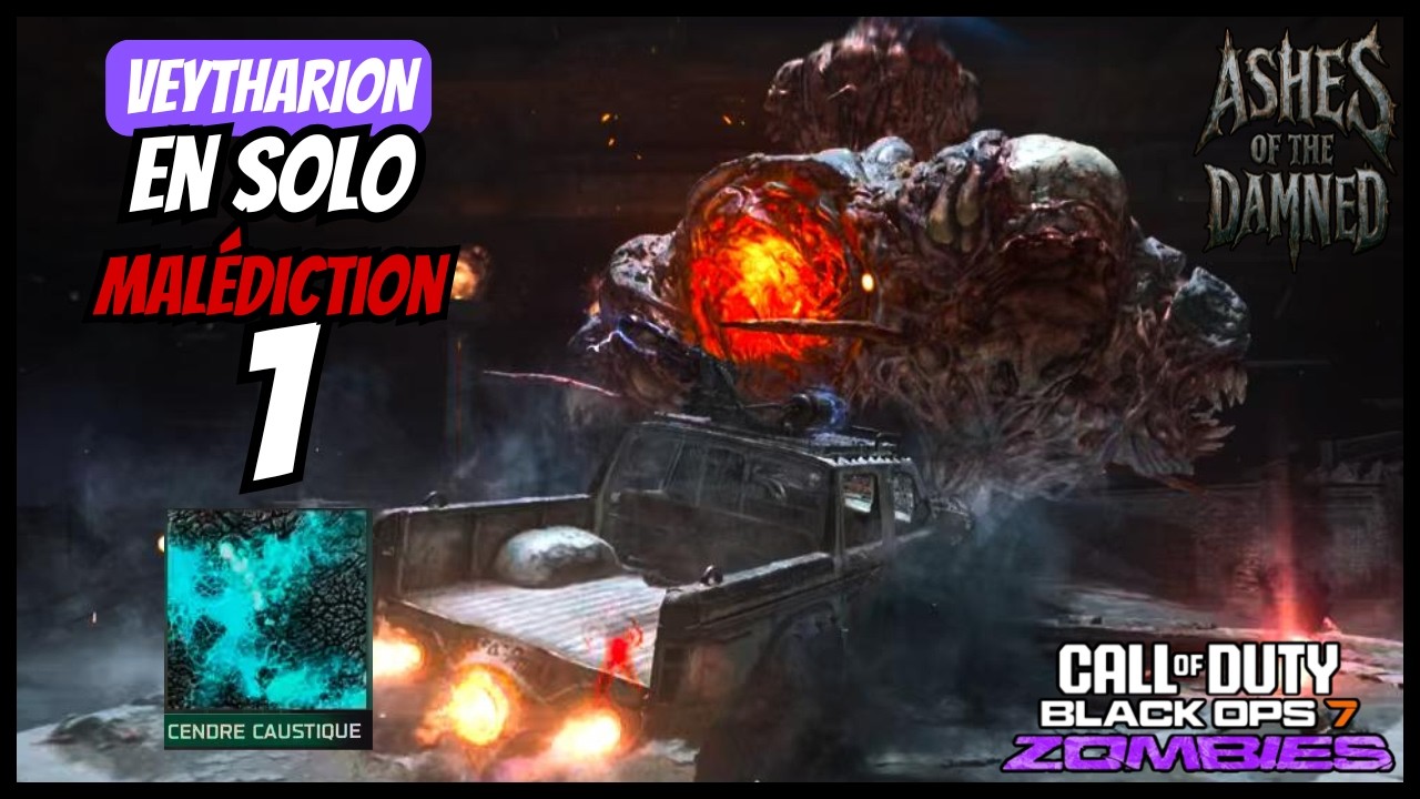 [BO7] ASHES OF THE DAMNED : Veytharion vaincu en solo en Malédiction I | Call of Duty 🚨