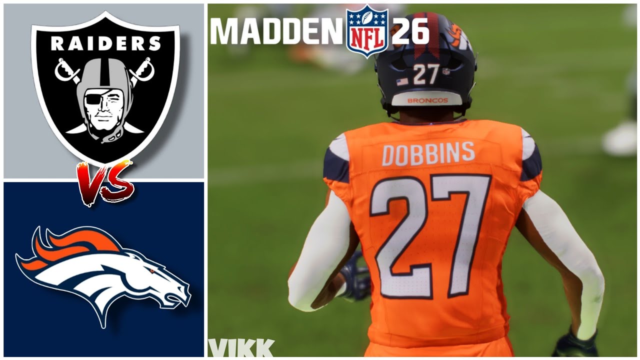 Raiders vs Broncos Week 10 Simulation (Madden 26 Rosters)