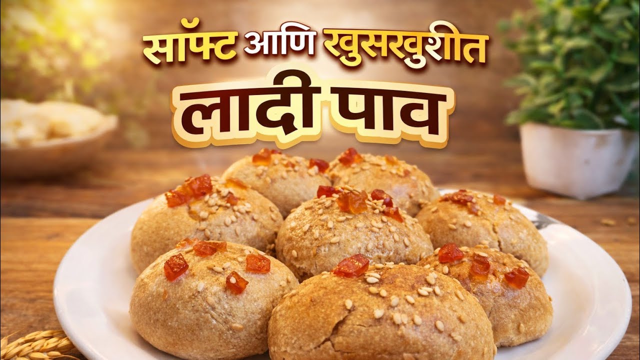 खुसखुशीत लादी पाव | घरच्या घरी मऊ आणि स्पंजी पाव | Perfect Ladi Pav Recipe at Home | Spongy Ladi 🍲🥧🍔
