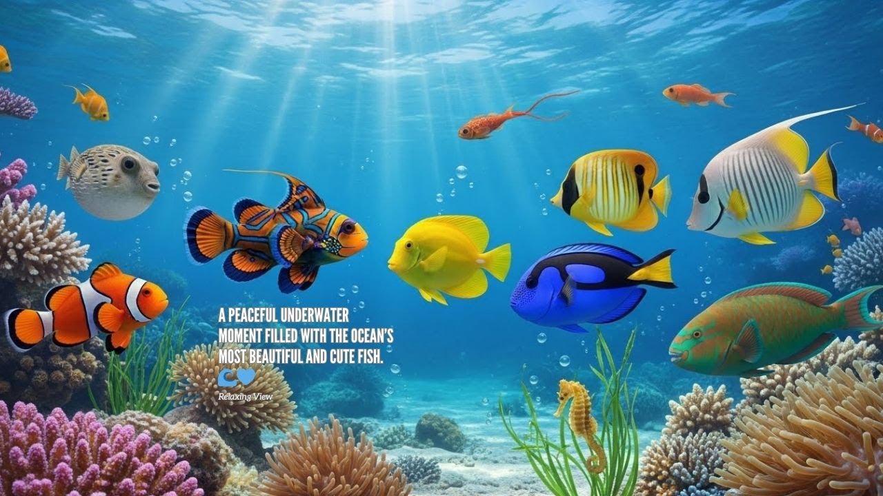 A peaceful underwater moment filled with the ocean #relax #ocean #fish 