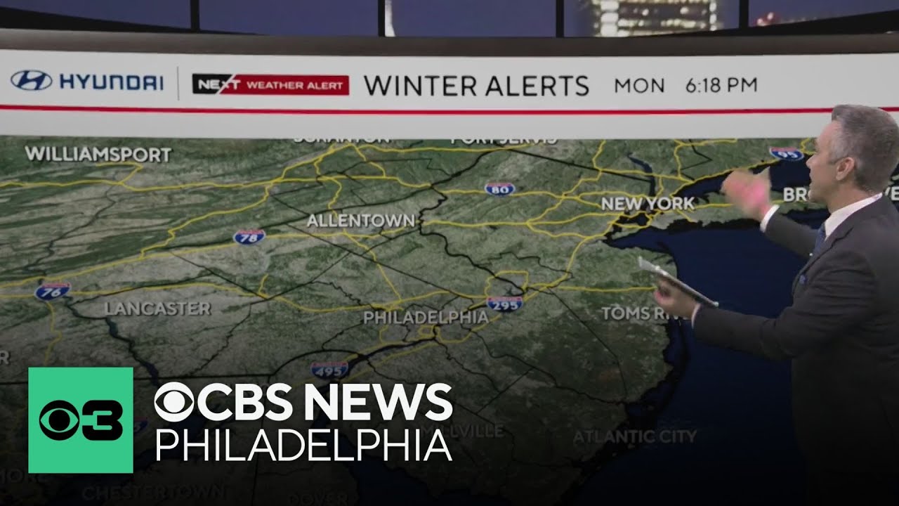 Refreeze possible Monday night in Philadelphia region as temps drop after snowstorm