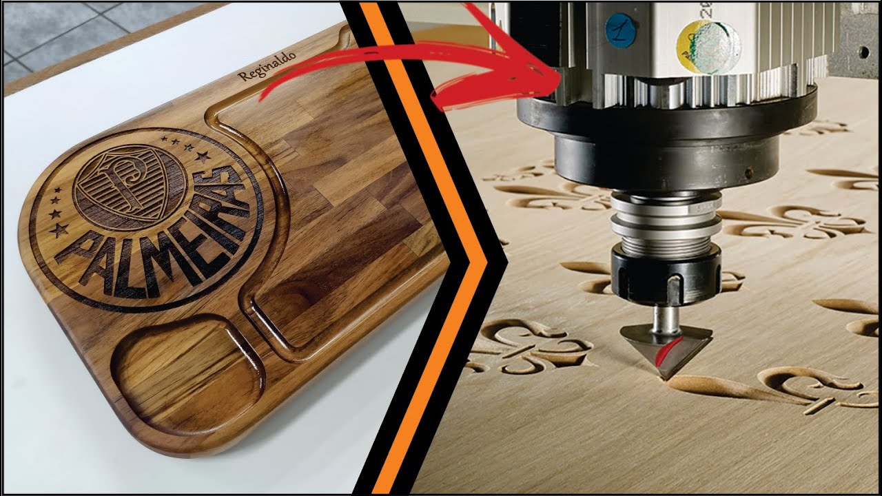 Tábua de Carne Personalizada em Router CNC