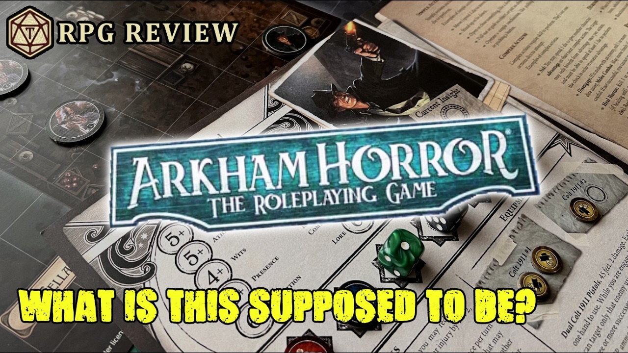 Is the Arkham Horror RPG even an RPG… or is it a board game?