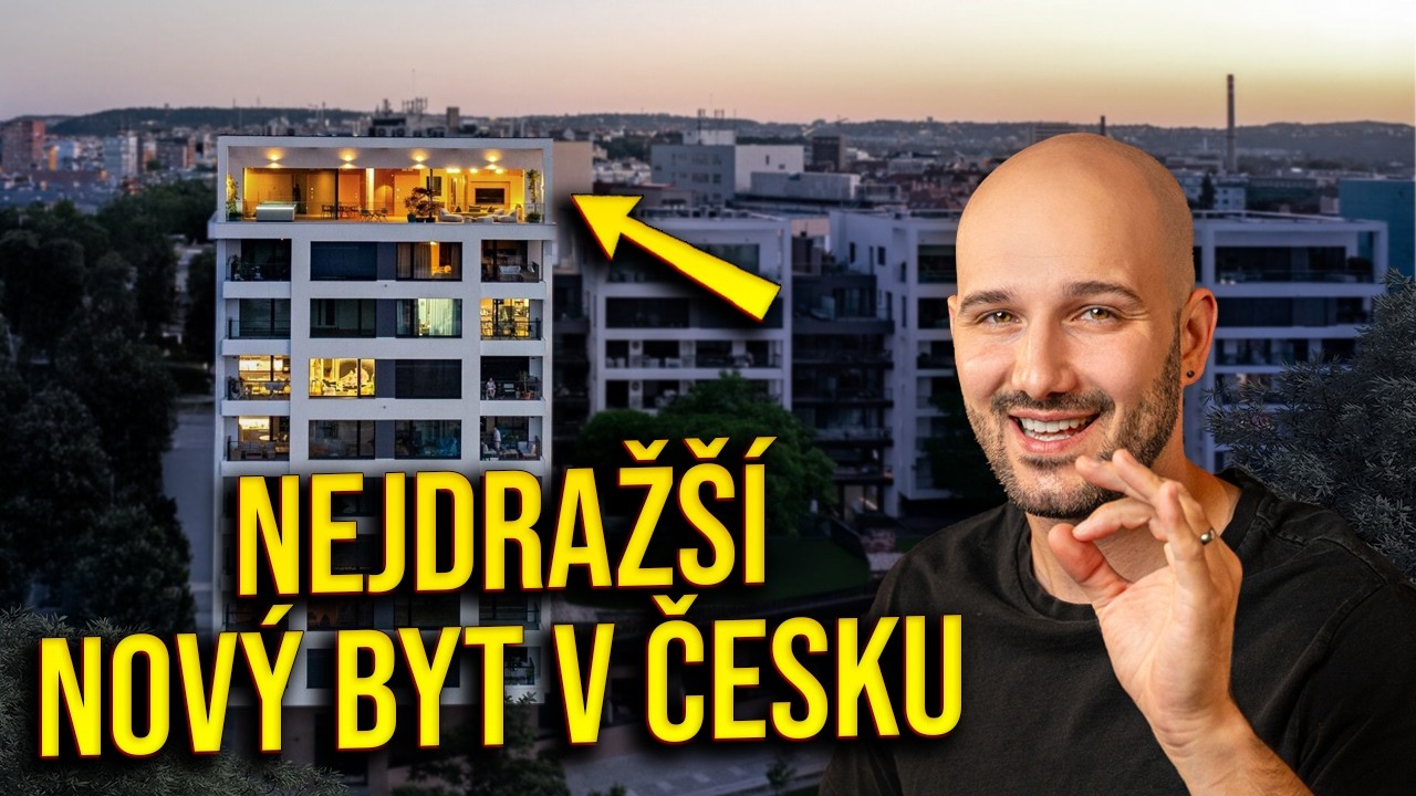Prohlídka NEJDRAŽŠÍHO nového bytu v Česku. Kupte si luxus, který nikdo jiný nemá!