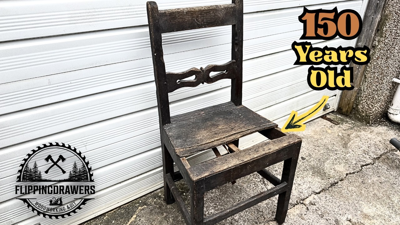 This 150 year old chair gets the Restoration it Deserves.