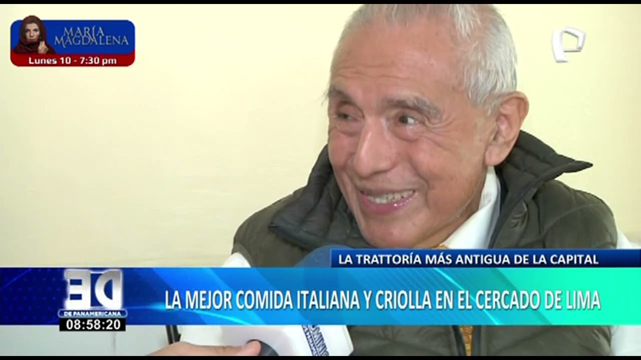 CONOZCA LA TRATTORÍA MÁS ANTIGUA DE LIMA