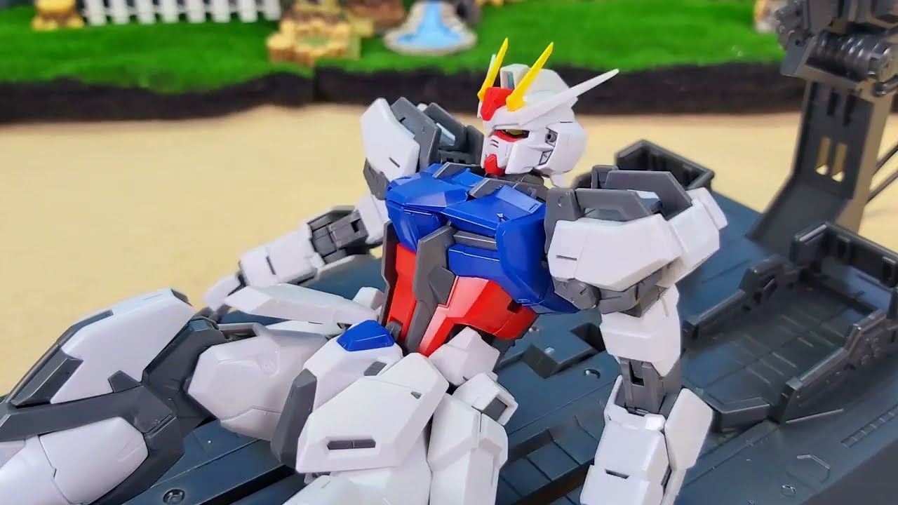 Stop Motion Build GAT-X105 Aile Strike Gundam Ver.RM エールストライクガンダム Ver.RM