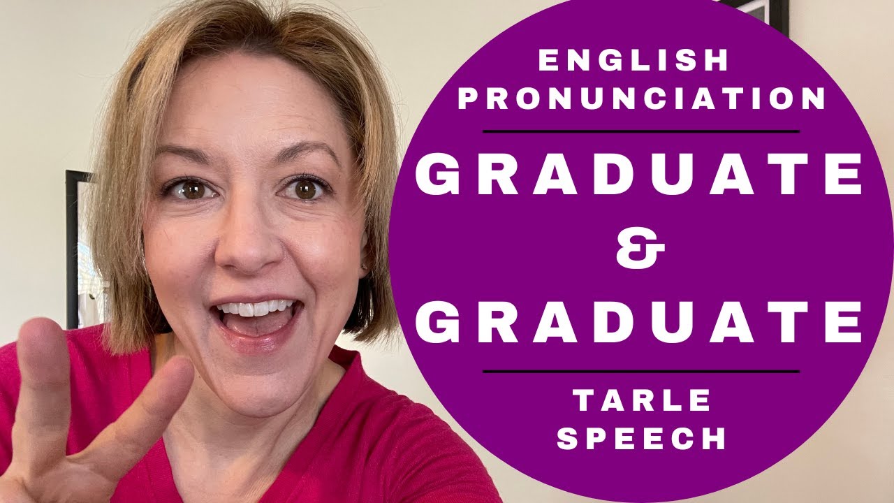 Learn to Pronounce GRADUATE & GRADUATE - American English Heteronym Pronunciation #learnenglish