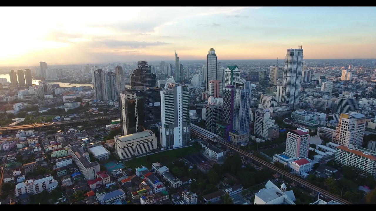 BANGKOK THAILAND 2017 IN 4K DRONE FOOTAGE - LIFE ABOVE