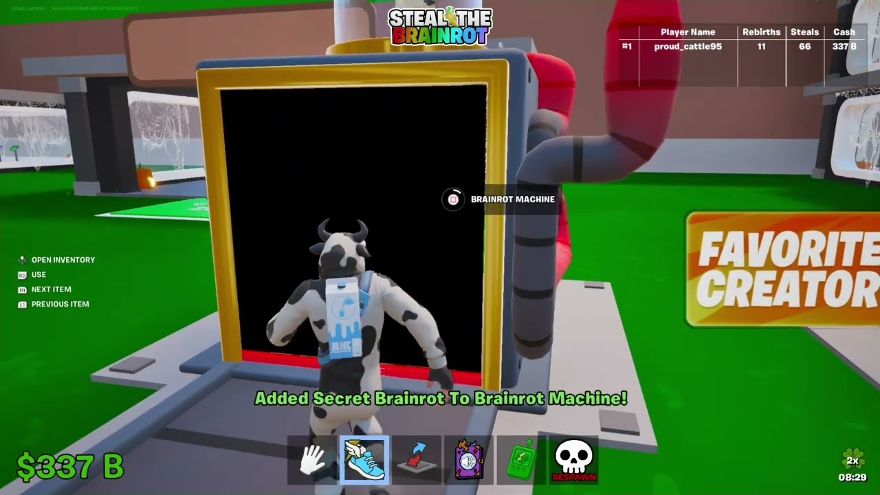 Steal the brainrot NEW codes