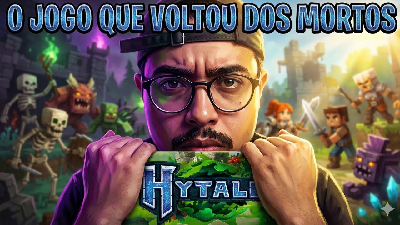 O JOGO QUE MORREU E VOLTOU DOS MORTOS - HYTALE (historia por trás do game)