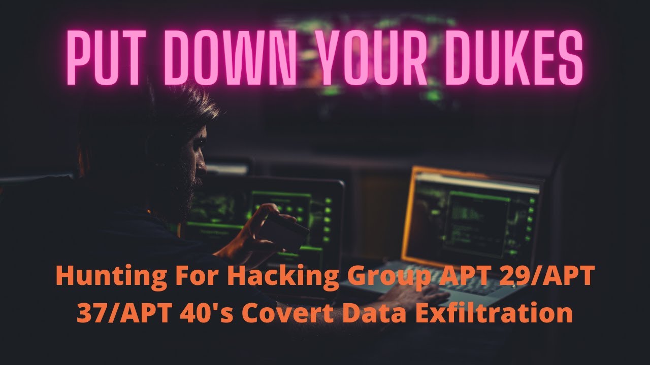 Put Down Your Dukes: Hunting For Hacking Group APT 29/APT 37/APT 40's Covert Data Exfiltration