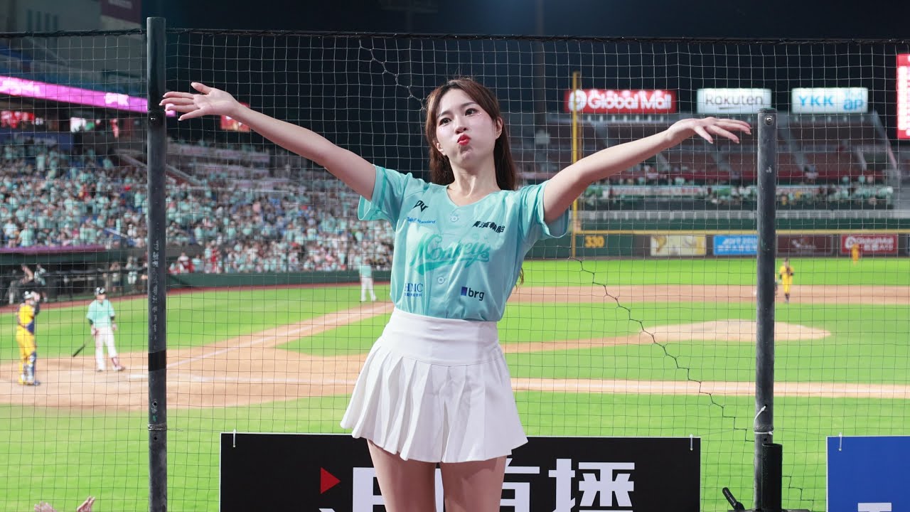溫妮-勝利飛船嗆司+勝利慶祝 含林立再見轟對決紀錄 樂天女孩 Rakuten Girls 樂天桃猿啦啦隊 楽天ガールズ 240728