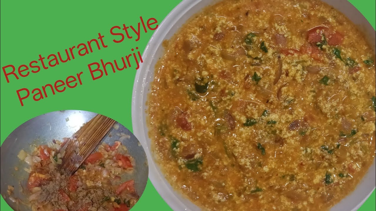 Restaurant Style Paneer Bhurji /घर पर एक बार इस तरह से पनीर की भुर्जी बनाई और अंगुली चाटते रह जाइए