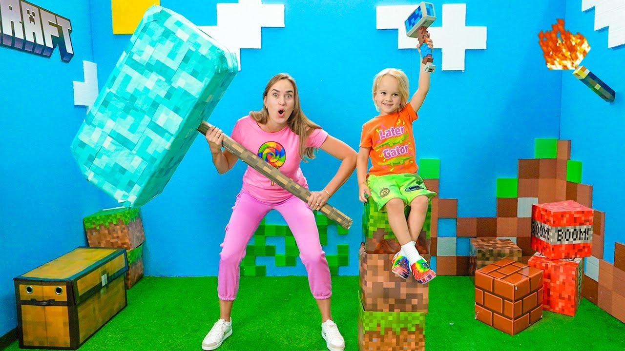 Chris und Mama 100 Schichten Videospiel-Herausforderung