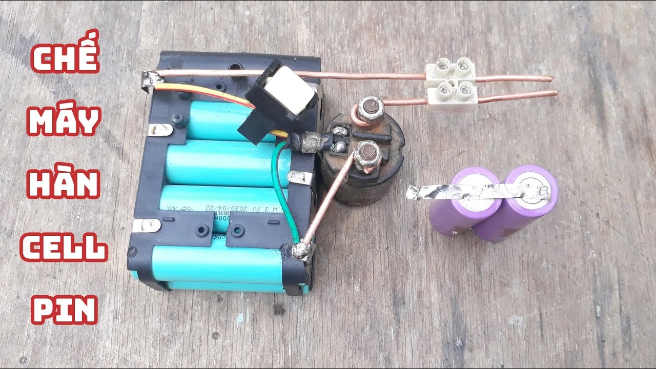 Chế máy hàn cell pin