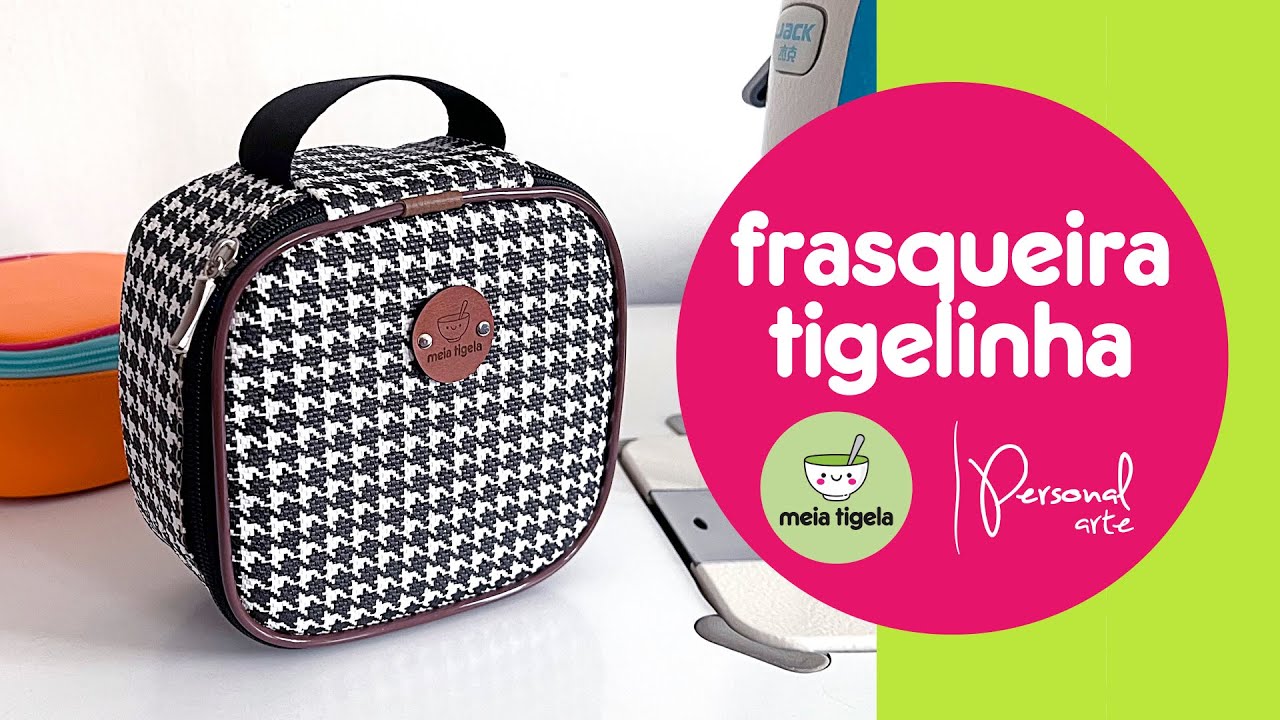 Frasqueira Tigelinha - MOLDE GRATUITO