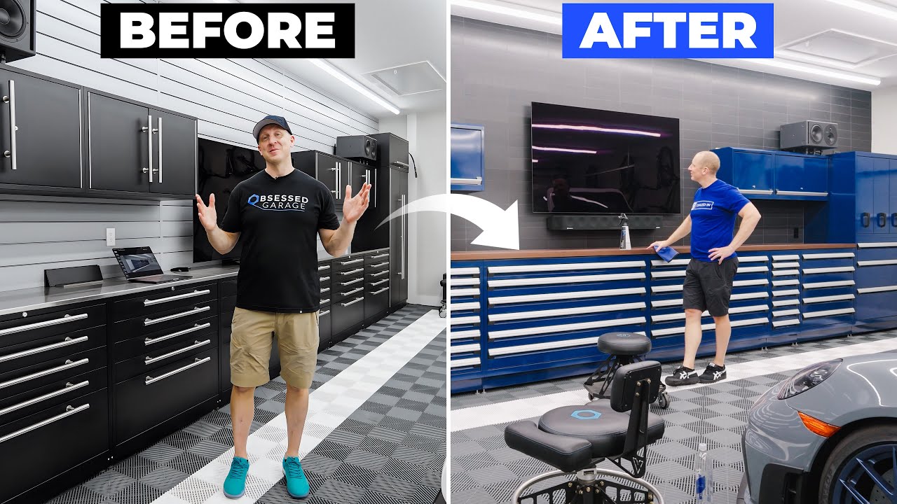 I Ripped Apart My Perfectly Good Garage...Here’s Why | Rousseau Cabinet Transformation!