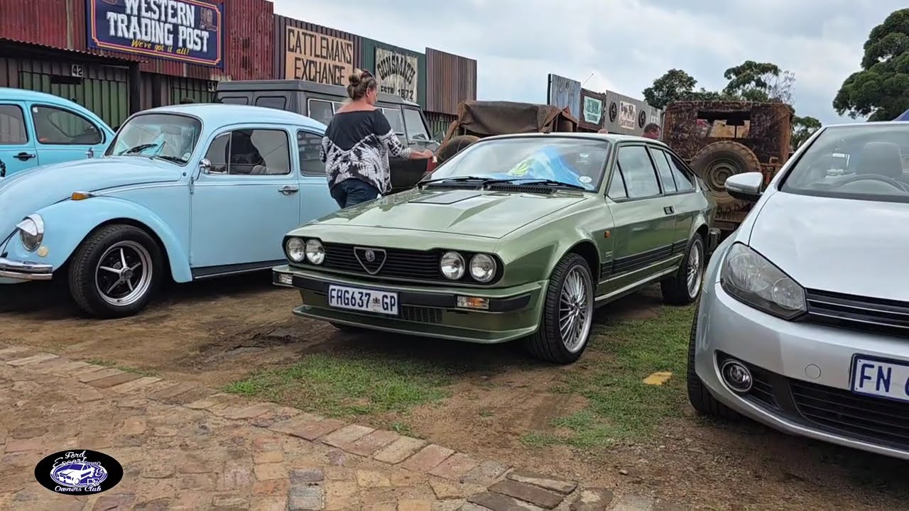 Alfa GTV Spotted during the Cowboy Town car show 🤠 #classiccars #ferrocsafriends