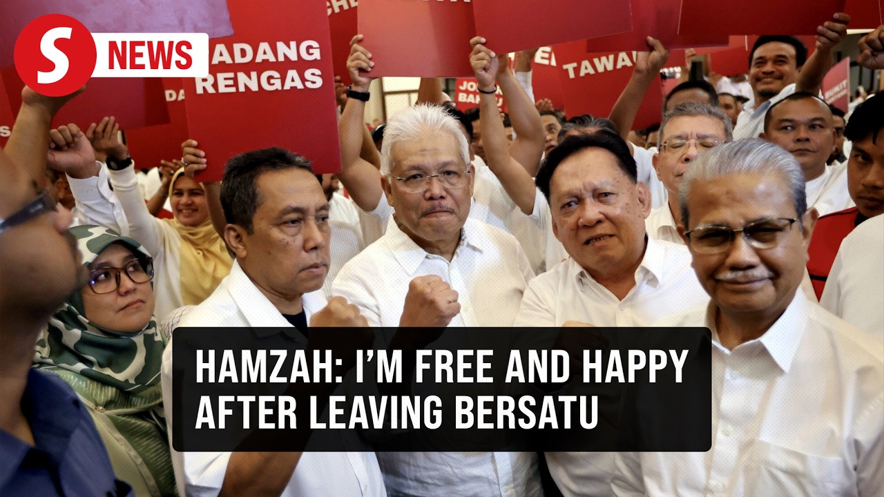 I am a free man, happy to be out of Bersatu, declares Hamzah