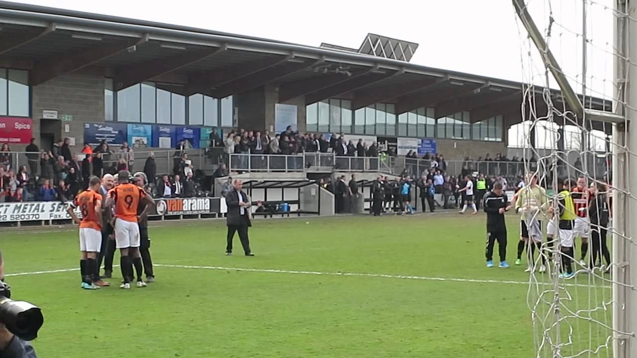 Barnet 1-0 win at Dartford Final Whistle Easter Monday 2015