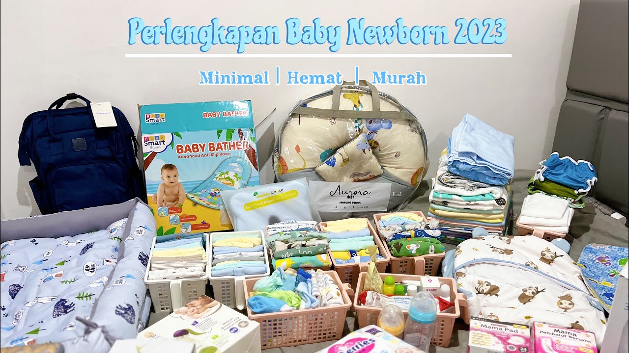 Perlengkapan bayi baru lahir 2023 | minimalis dan murah | link termurah di shopee  |