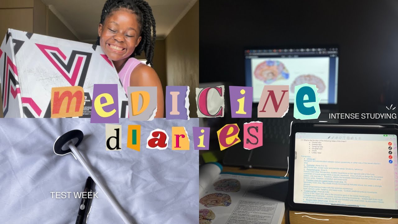 Medicine Diaries🩺: Week in the life of a 4th Med student+📚test week +Intense studying💉+ PR packages