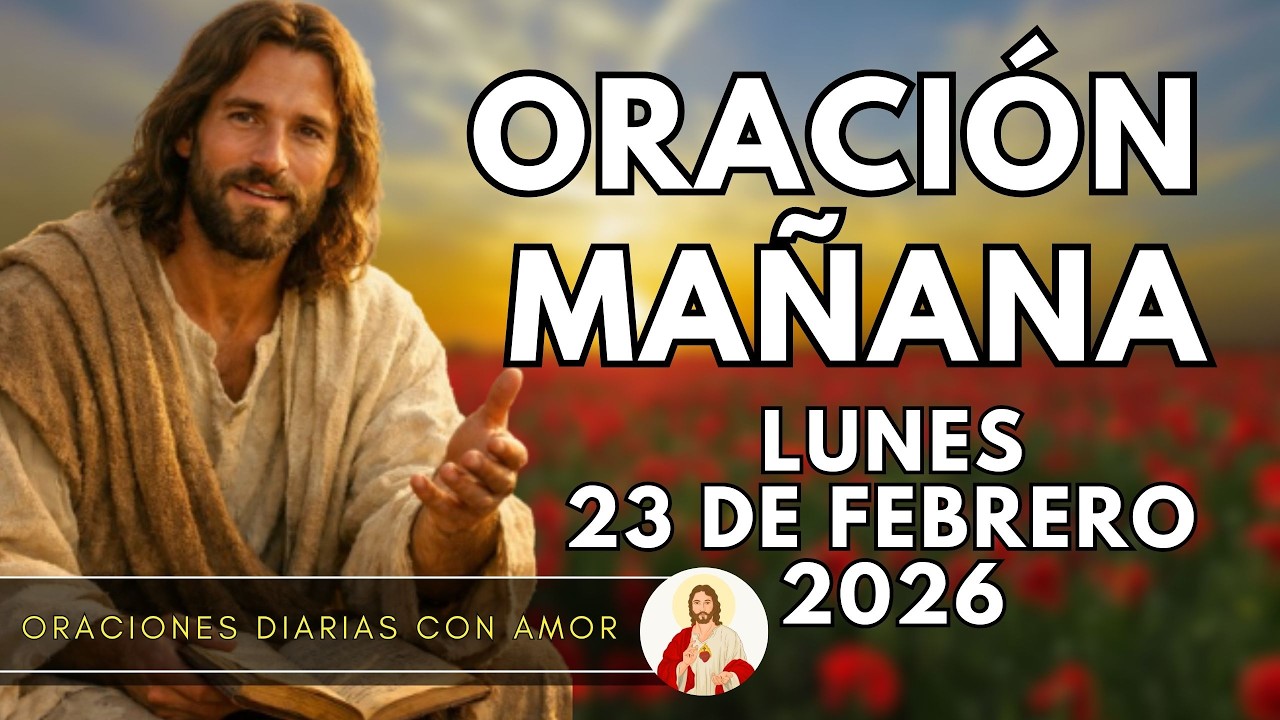 ORACIÓN DE LA MAÑANA DE HOY, LUNES 23 DE FEBRERO DE 2026 | 🌹❤️