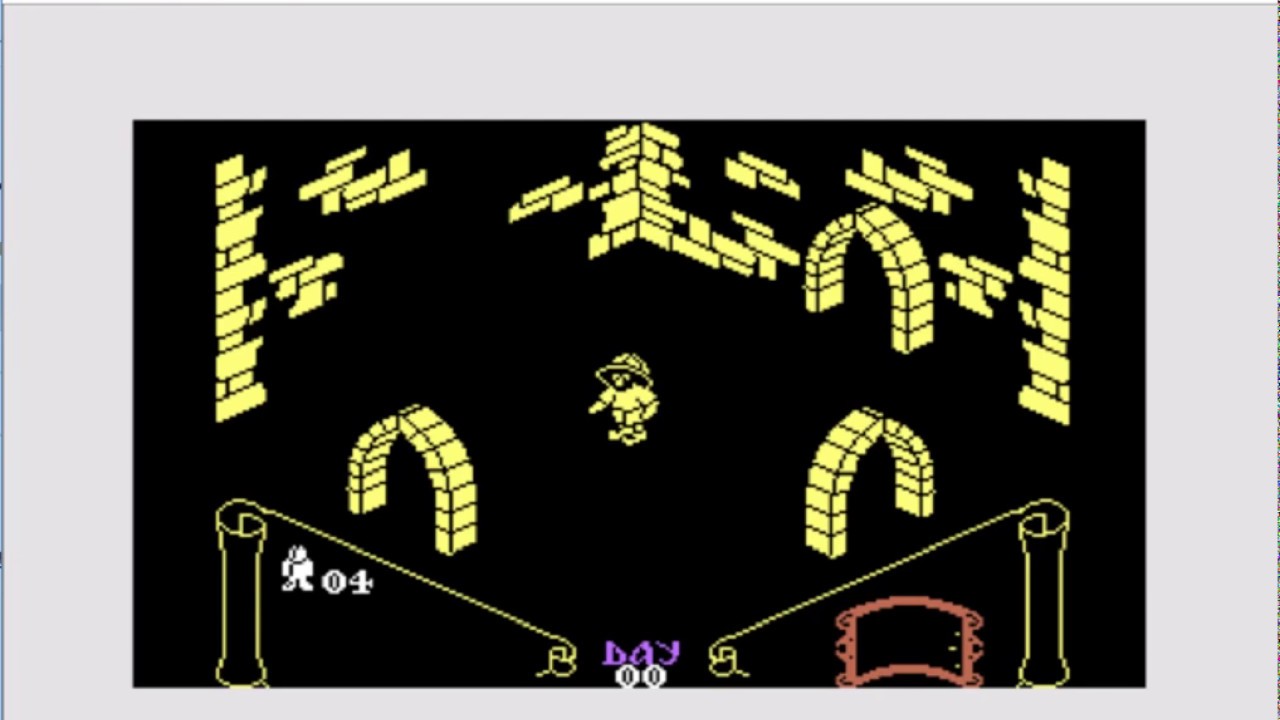 Knight Lore - Commodore 64 - RetroArch 1.7.5 emulator